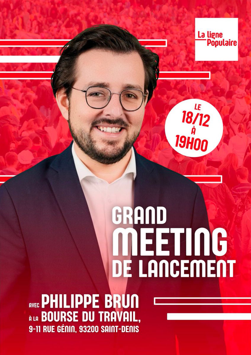 p_brun's tweet photo. Le 18 décembre à Saint-Denis est le grand rendez-vous de ceux qui ne se résignent pas face à l'extrême droite ! ✊

Inscrivez-vous : https://t.co/nosr5mqegh https://t.co/lx2e8iNQe9