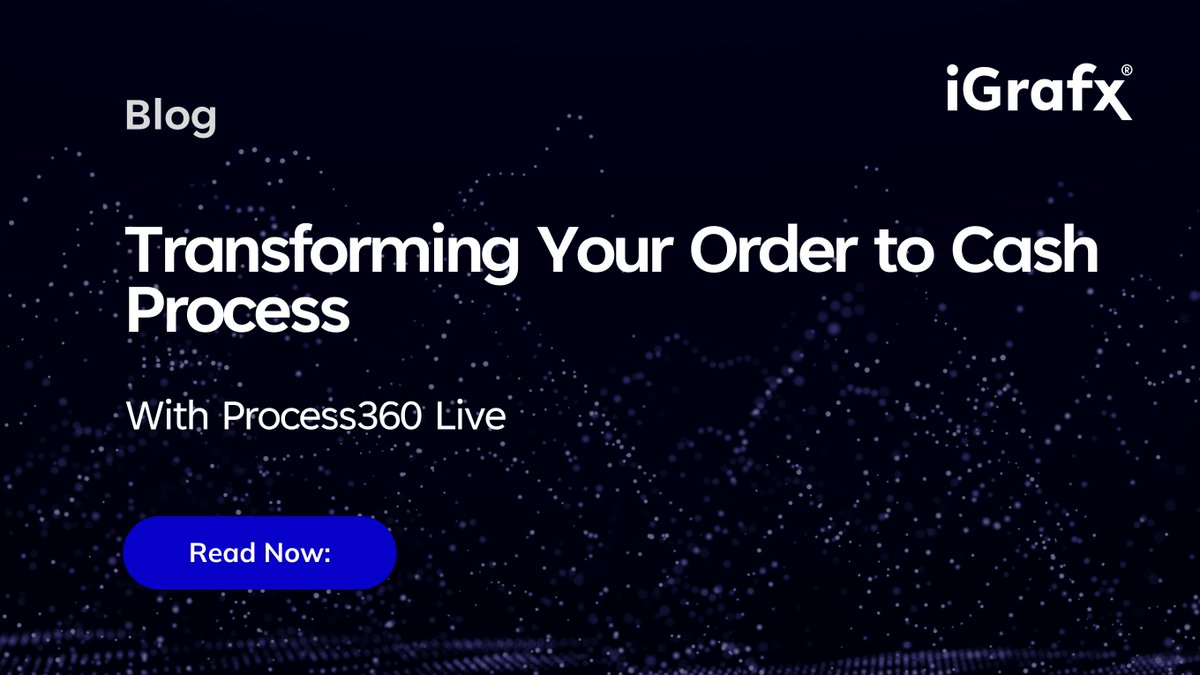 iGrafx's tweet photo. Want your #O2C process to work smarter, not harder?

Cut lead times, reduce errors, and boost cash flow by eliminating bottlenecks and improving customer satisfaction with data-driven insights into actual process execution.

Read the blog to discover how:
https://t.co/uVJBpjWaz1 https://t.co/nt3n4bAyID