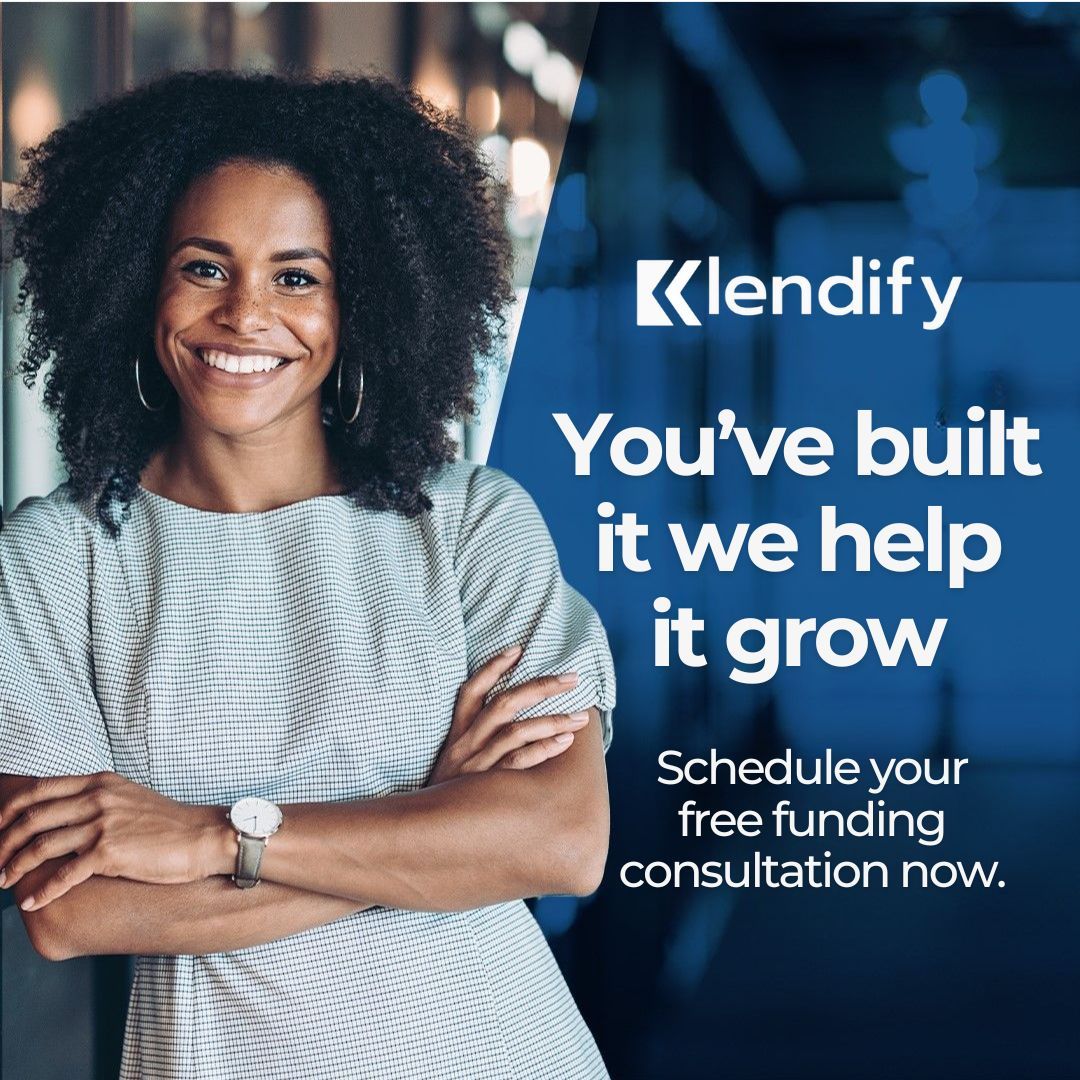 klendify_'s tweet photo. Your business, your growth, your way. Klendify offers customized financing options for the business owner who won’t settle. Learn more and start today: https://t.co/CM4gR7cTVU
#BusinessOnYourTerms #GrowthCapital https://t.co/LSJVoL5Ba3