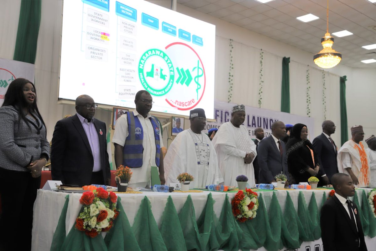 GafarAlawode's tweet photo. Glad to deliver a keynote address  #UHCDay event organised by @NascareagencyNg where both the state and LGAs made funding commitments towards enrolling 250,000 vulnerable residents. @dgiconsult @LHSSproject https://t.co/I54TXXGiEy