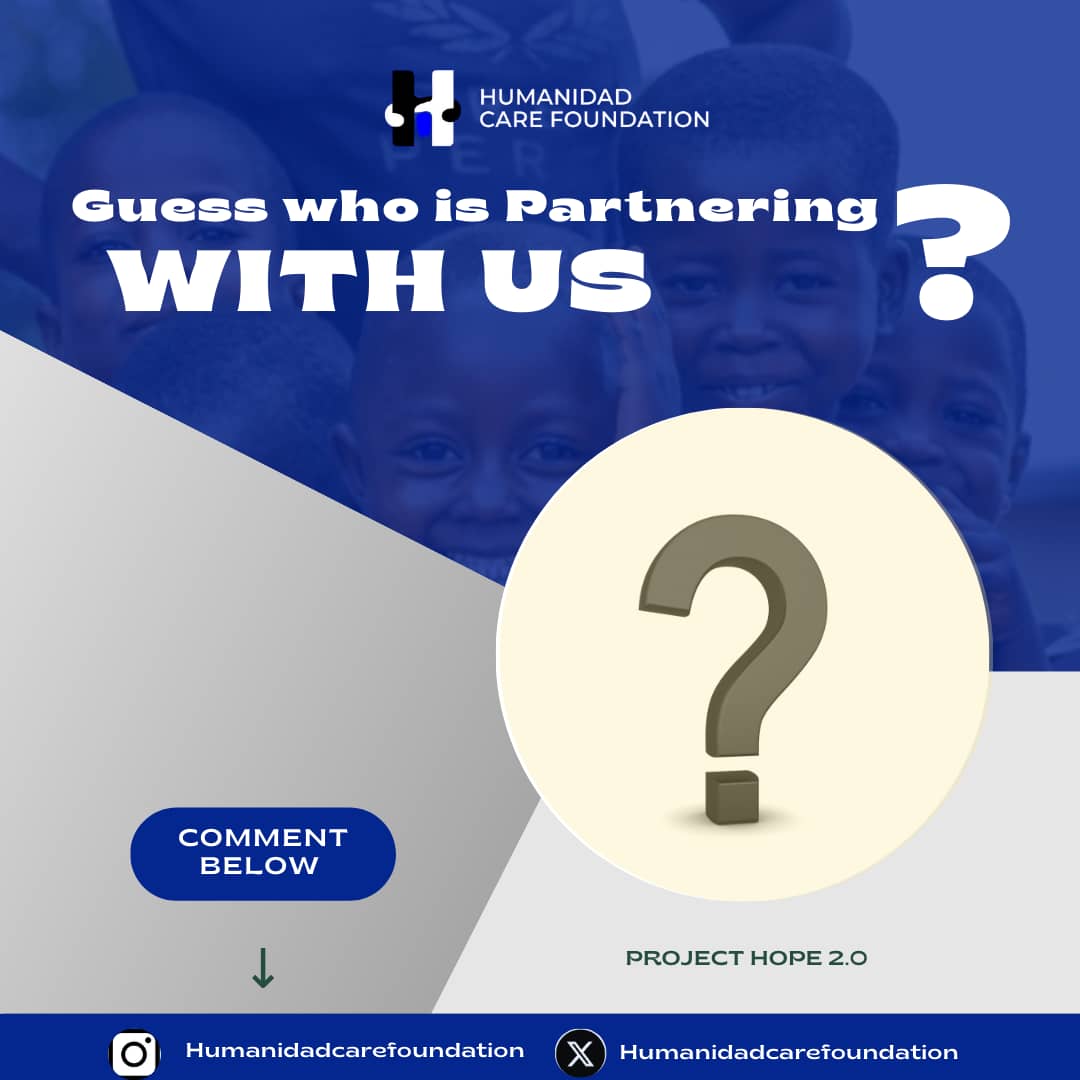 Humanidadcare's tweet image. Big news coming your way!!!
Guess who’s partnering with is on Project Hope 2.0?  Drop your guesses in the comments below 👇!
#Humanidadcarefoundation 
#ProjectHope2_0
#PartnershipGoals