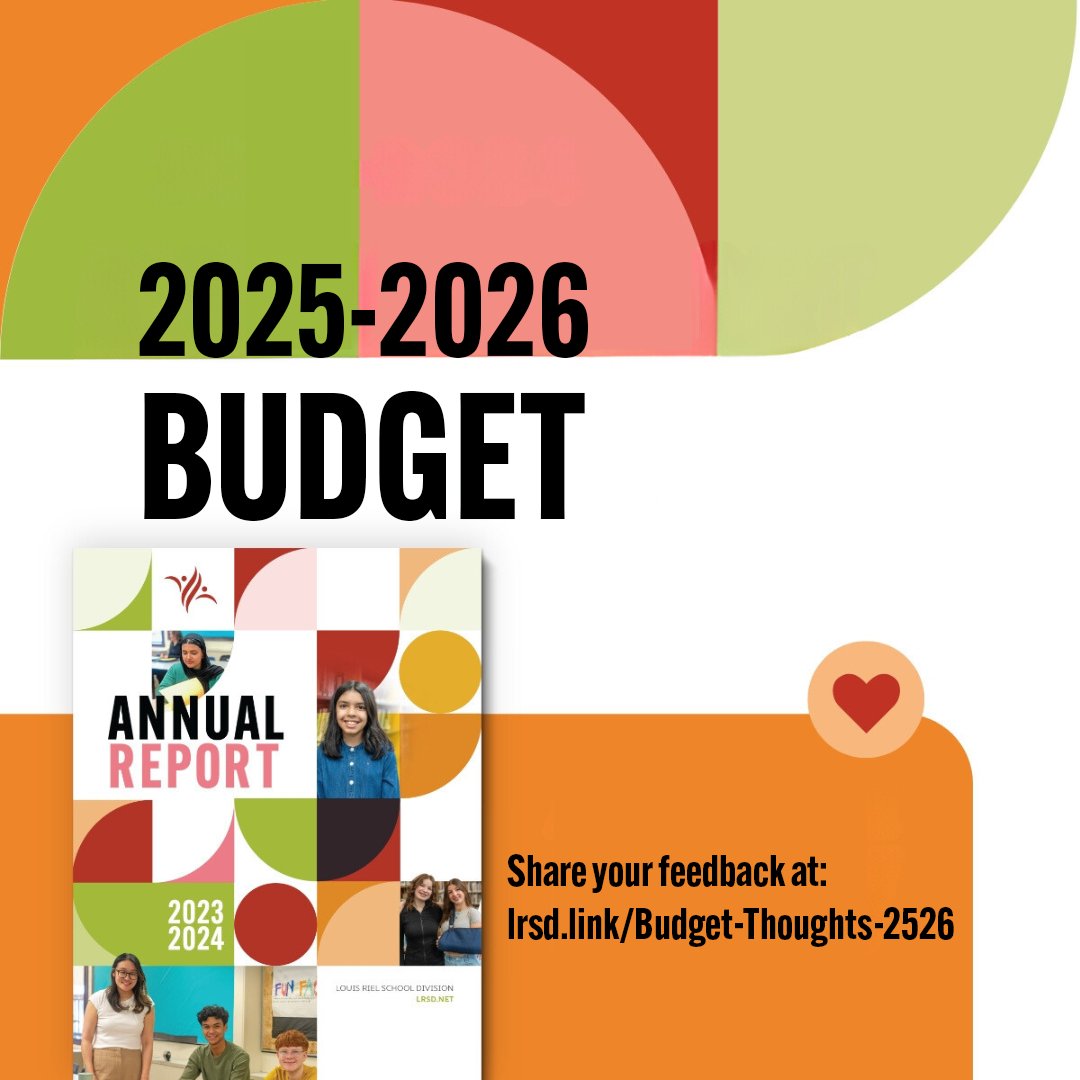 We want to hear from you!

As we plan for the 2025-26 budget, what should be our focus to ensure the success of every student in LRSD?

Students, staff, families, and community are encouraged to visit lrsd.link/Budget-Thought… to provide feedback💭💰