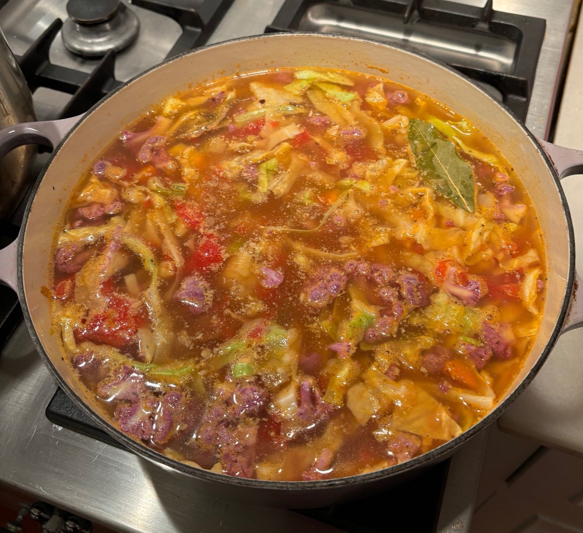 3PairsOfBoots's tweet photo. Started with these ingredients including homemade vegetable stock, turned it into a hearty minestrone soup, had to freeze some of it for later this month, for those days that you don't feel like cooking and don't feel like going out shopping! 

#italianfood
#minestronesoup
#soup https://t.co/WhlzADoyoJ