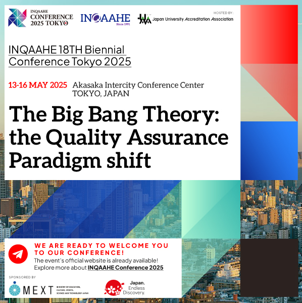 The official website for the INQAAHE Conference 2025 is now live!
Head over to the official website for all the details on the upcoming Conference in Tokyo!
📱whova.com/web/yIbiYLDCYd…