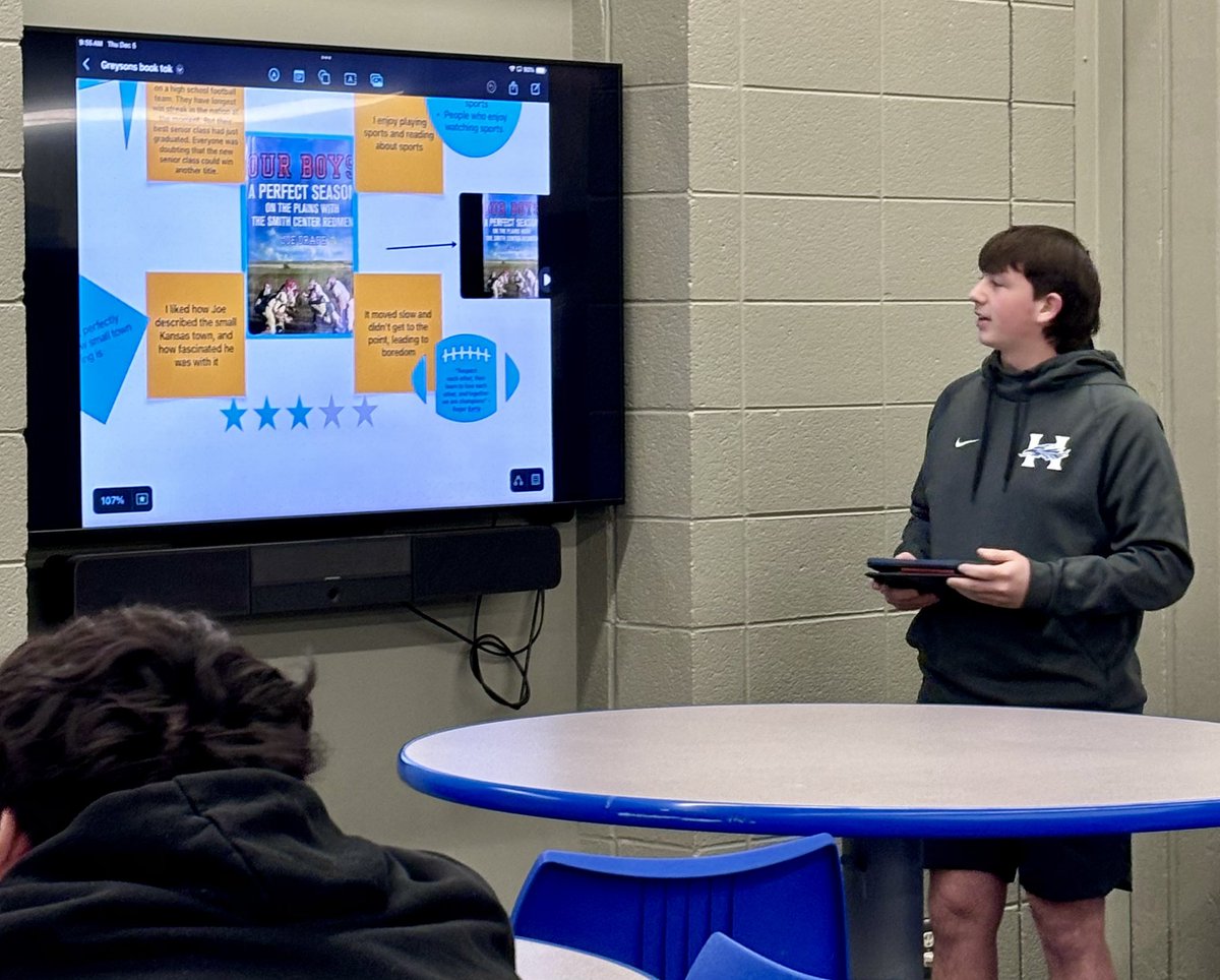 ELA Sophs delivered TikTok BookToks in the HHS Library. Students used their iPads to create aesthetic, technology-based book reports that were inspired by book recommendations on TikTok. Students also enjoyed a Coco Bar while watching each BookTok. Dragons read! #440Proud