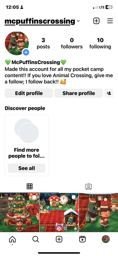 DOCMCPUFFINS420's tweet photo. Made an IG just for my #AnimalCrossing content 🥰 If you love the franchise as much as I do, give me a follow. I follow back!! 🥰🤘🏻
#ACPCComplete #ACPCCommunity @pocket_camp https://t.co/hcSPAGUjRK