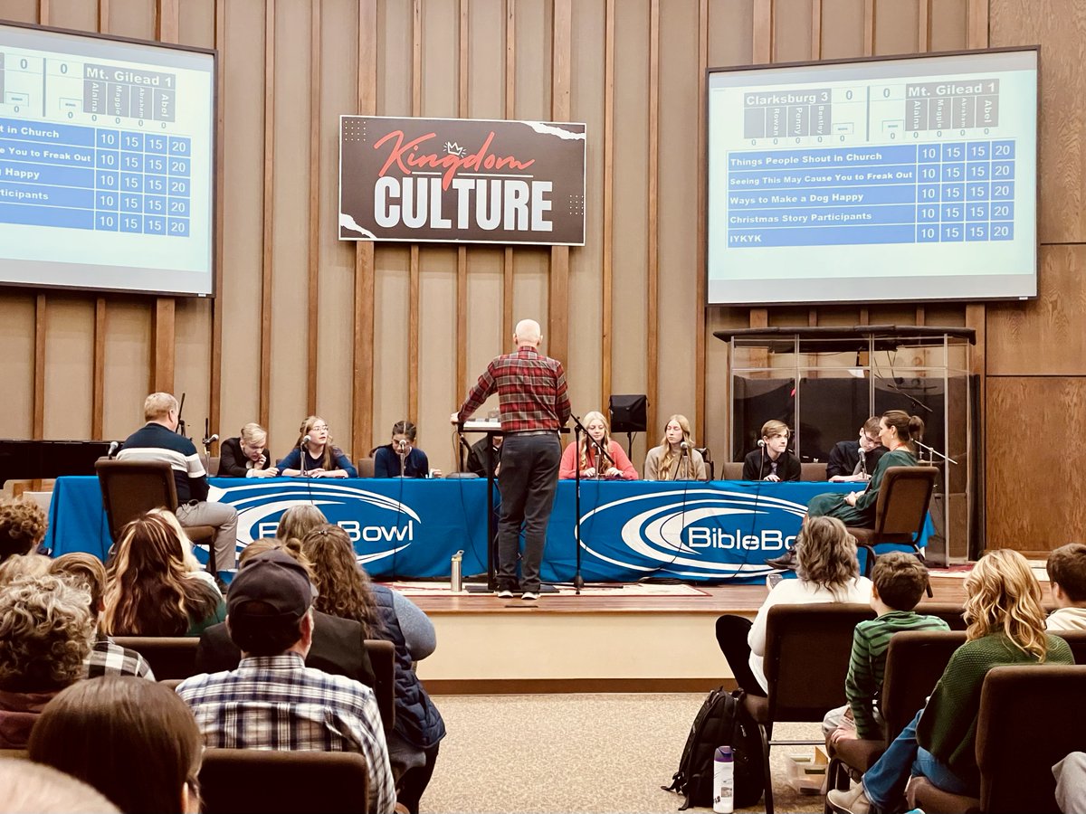 KCU hosted 350 Bible Bowl students and their sponsors for the Fall Bible Bowl Tournament.  Congratulations to all the teams who participated! 📖 ✨

#ChristCharacterCareer