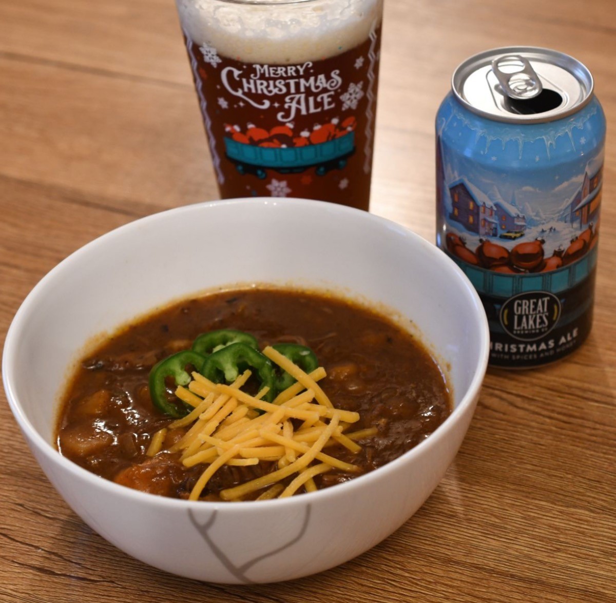 OriglioBev's tweet photo. Nothing warms the body &amp; soul quite like a good bowl of chili &amp; @GLBC_Cleveland has the perfect recipe, made with their beloved Christmas Ale. Get the recipe for their delicious Short Rib Sweet Potato Chili here: https://t.co/F7PDHIEQat
#CookingWIthBeer https://t.co/lmrRPt3CAM