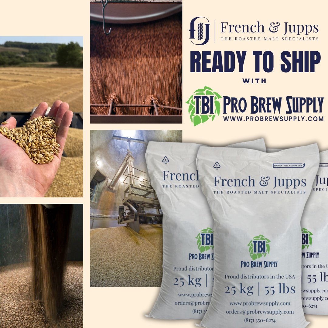 It’s Here: French and Jupps Malt! 🤩

We’re thrilled to announce that French and Jupps malt (formerly known in the U.S. as William Crisp Malt) is now in stock.

With a legacy stretching back to 1689, this malt represents centuries of dedication to quality, flavor, and brewing
