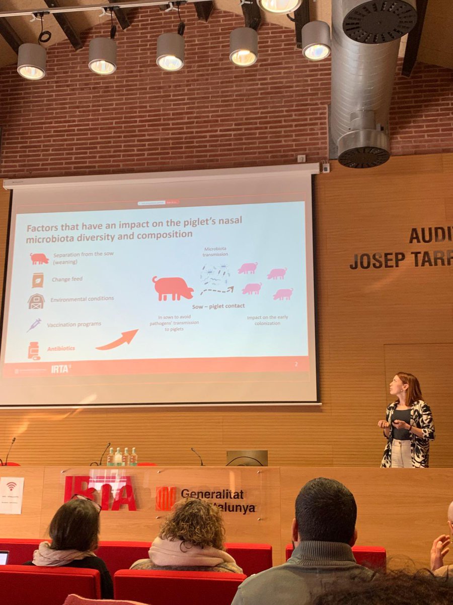 laurabonillo_'s tweet photo. Today I have presented a summary of the results of my PhD thesis at the PhD candidate annual seminar organised at Torre Marimon, together with my colleagues from CReSA as well as from other IRTA institutions!! @CReSA_r @irtacat @science_alice @judiithguiti https://t.co/LqtdjPU6vn