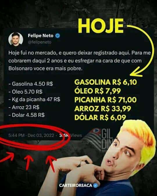 mascotepatriota's tweet photo. Ainda bem que foi ele mesmo @felipeneto que fez esse poste. Kkkkk e agora como estamos!!! @jairbolsonaro
#mito2026
#BolsonaroPresidente2026
@JaspionOpressor
@JornalBrasilOn2
@misteriouspavao
Boa tarde!!! https://t.co/7nSg7X8s0s