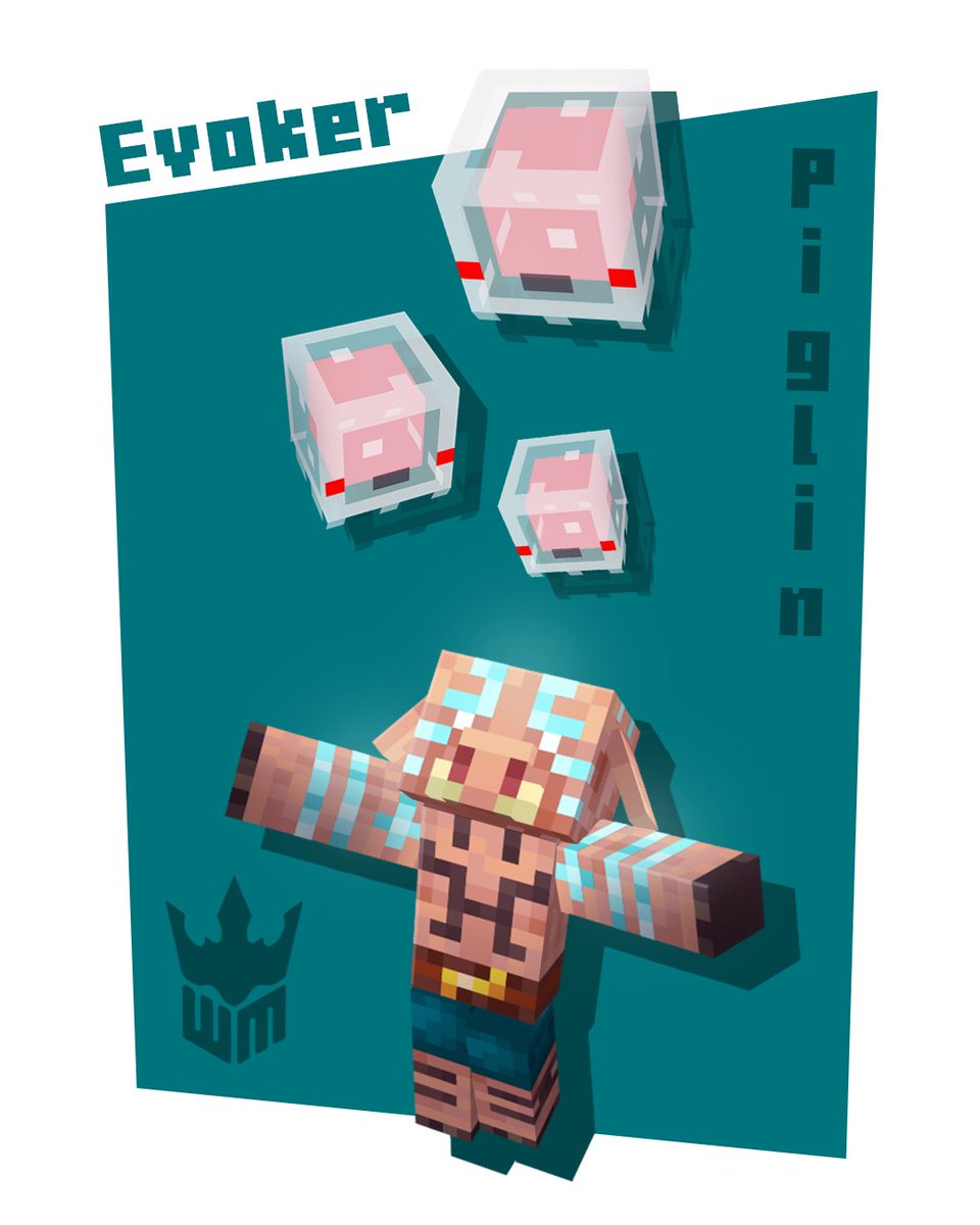 🐽⚔️ Another terrible enemy is joining the Piglin army!

#Minecraft #lowpoly #minecraftart #piglin #minecraftbedrock #Blockbench #MinecraftCreator