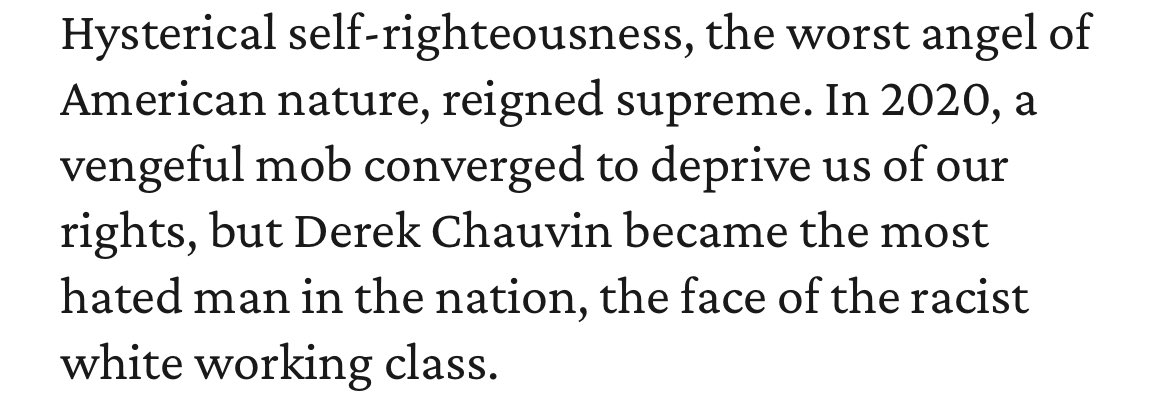 KatyaSedgwick's tweet image. Some unfinished business after the Penny verdict: Derek Chauvin didn’t get a fair trial and should be pardoned by the federal and state authorities.
My latest👇🏻