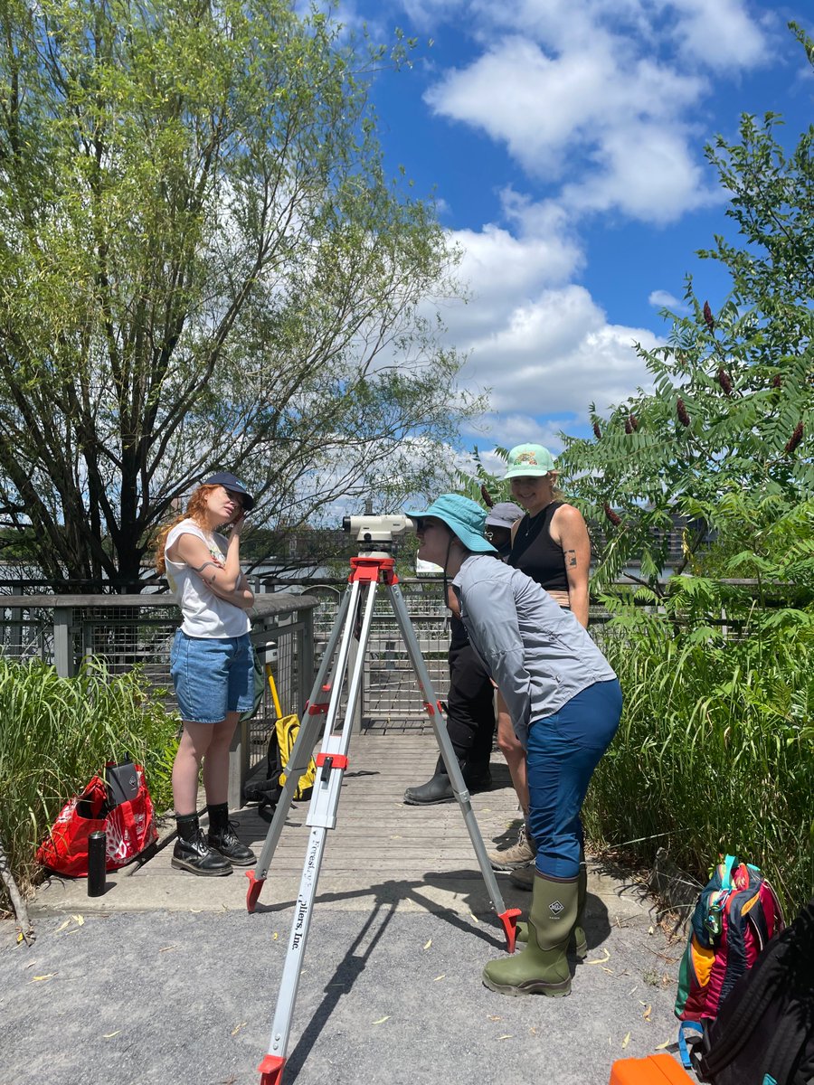 Interns this summer gained valuable experience collecting data on the effectiveness of natural and nature-based features, which will inform environmental practitioners on how to make resilient shorelines. We need your help, too! Donate to support: bit.ly/49ilAYx