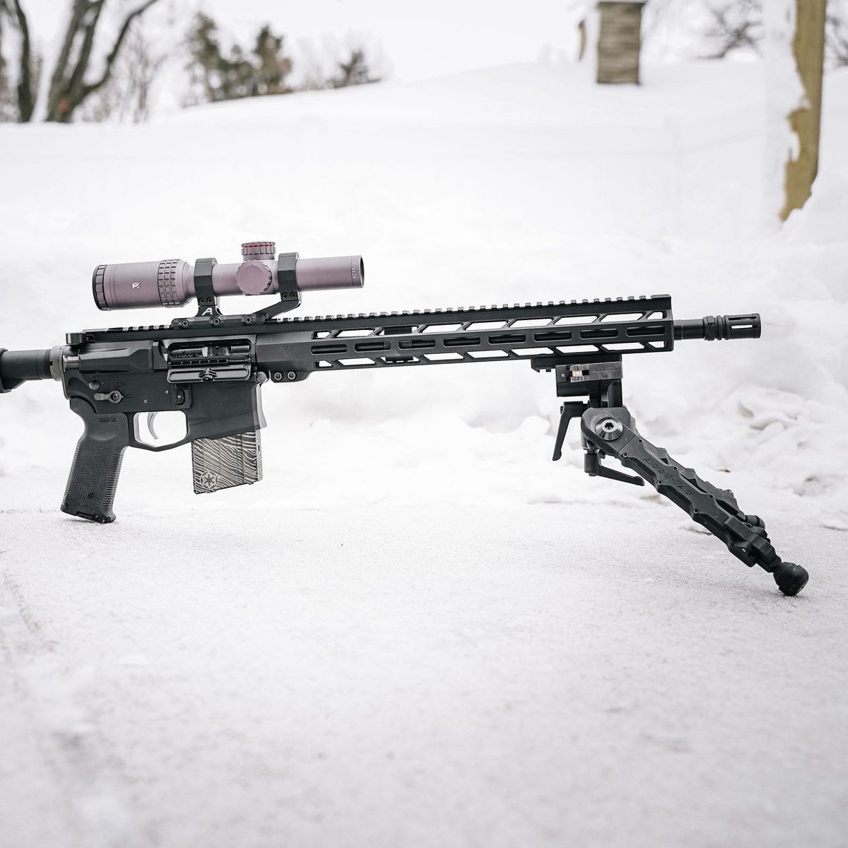 Built for all conditions. Accu-Tac bipods perform in any terrain, even the snow. AccuTac #WinterShooting #PrecisionGear #BipodWhen #AccuTac #WINTER #br4 #sr5 #tactical #prs #elr #precisionrifle #gunpics #bipod #accutacbipod #guns #wb4
