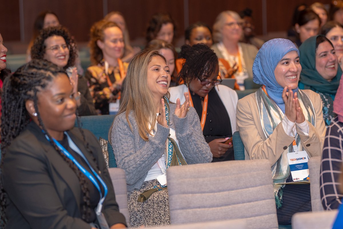 StateDept's tweet photo. Over 150 @TechWomen from 21 countries and 45 U.S. mentors came together in Morocco last week for TechWomen’s first-ever Global Alumnae Summit to connect, empower, and inspire a global network of women leaders and drive equity in #STEM worldwide. https://t.co/8Yy8NuD1kz