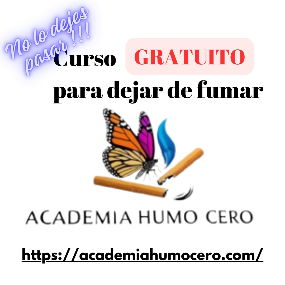 Si este #añonuevo quieres #dejardefumar no pierdas esta oportunidad con este #cursogratuito donde encontrarás toda la ayuda para decir adiós este #2025 al #tabaco

Más info en academiahumocero.com

#ayudaparadejardefumar #curso