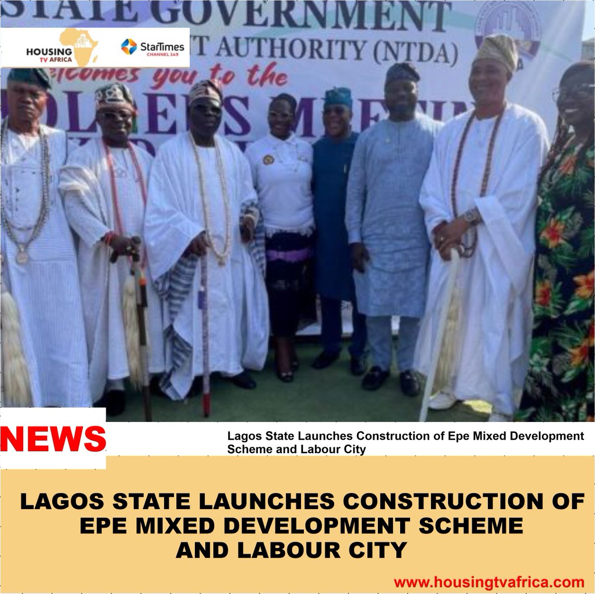 housingtvafrica's tweet image. Lagos State kicks off construction on the Epe Mixed Development Scheme and Labour City, marking a significant step toward urban growth and affordable housing.

What are your thoughts on this development?

🔗 buff.ly/4iupxxC 

#LagosDevelopment #AffordableHousing #Urban
