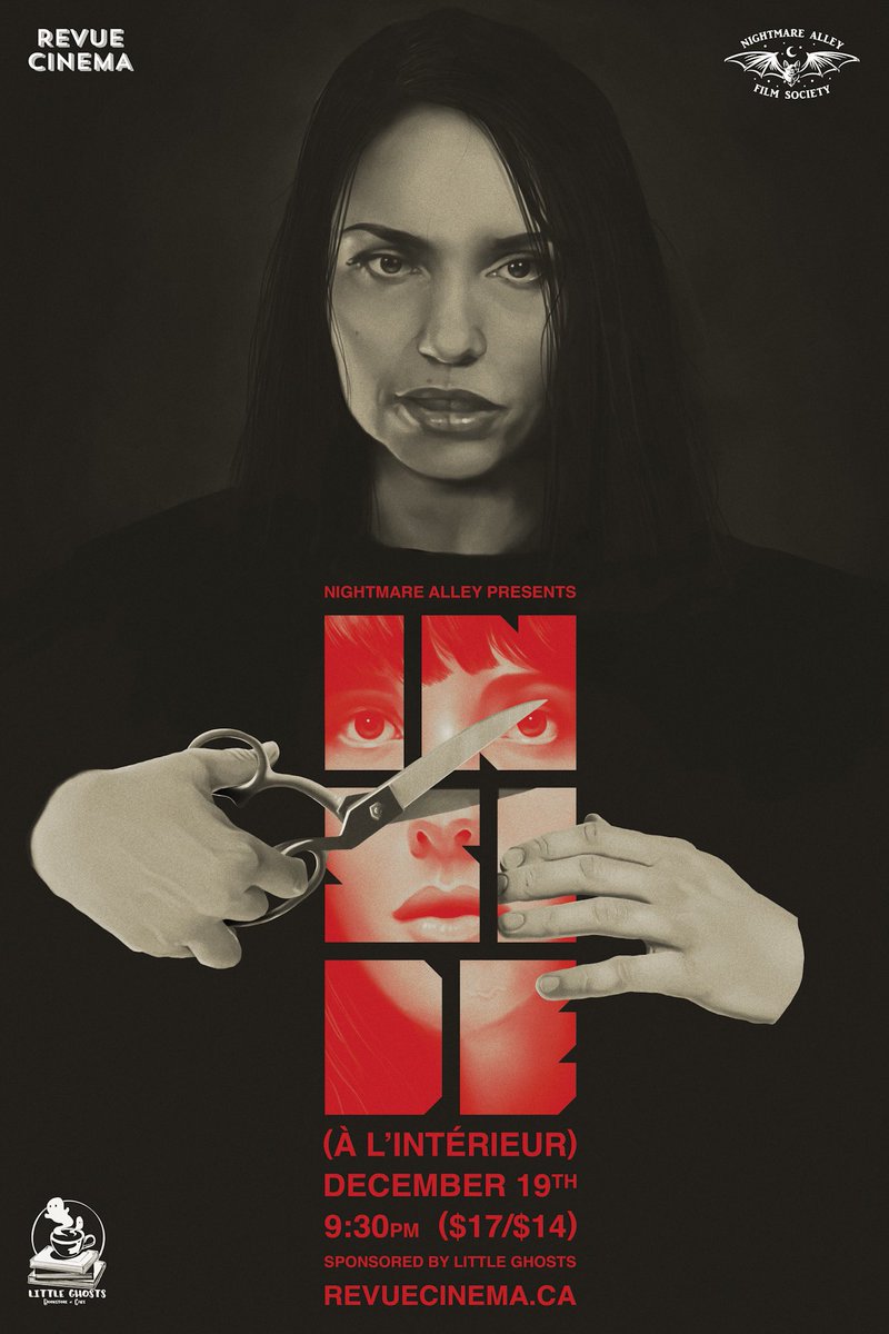 Ben Turner (@bturnerinfo) on Twitter photo Here is my artwork for the <a href="/NitemareAlleyTO/">Nightmare Alley Film Society</a> screening of INSIDE at the <a href="/RevueCinema/">Revue Cinema</a>
A gruesome thrill-ride featuring two incredible central performances. If youâre in Toronto on the 19th, I highly recommend it! Tickets are selling fast, so be quick:
revuecinema.ca/films/nightmar⊠Here is my artwork for the <a href="/NitemareAlleyTO/">Nightmare Alley Film Society</a> screening of INSIDE at the <a href="/RevueCinema/">Revue Cinema</a>
A gruesome thrill-ride featuring two incredible central performances. If youâre in Toronto on the 19th, I highly recommend it! Tickets are selling fast, so be quick:
revuecinema.ca/films/nightmarâŠ