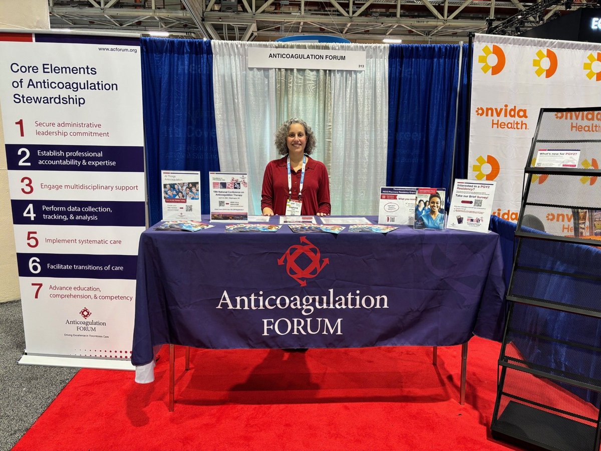 We are excited to be at the ASHP 2024 Midyear meeting. If you are attending, stop by the AC Forum table #313 and say hello to our team! Learn about our Thrombosis and Hemostasis Management (THM) residency program (Residency Showcase at 1pm today &amp; twice tomorrow) and grab a pair
