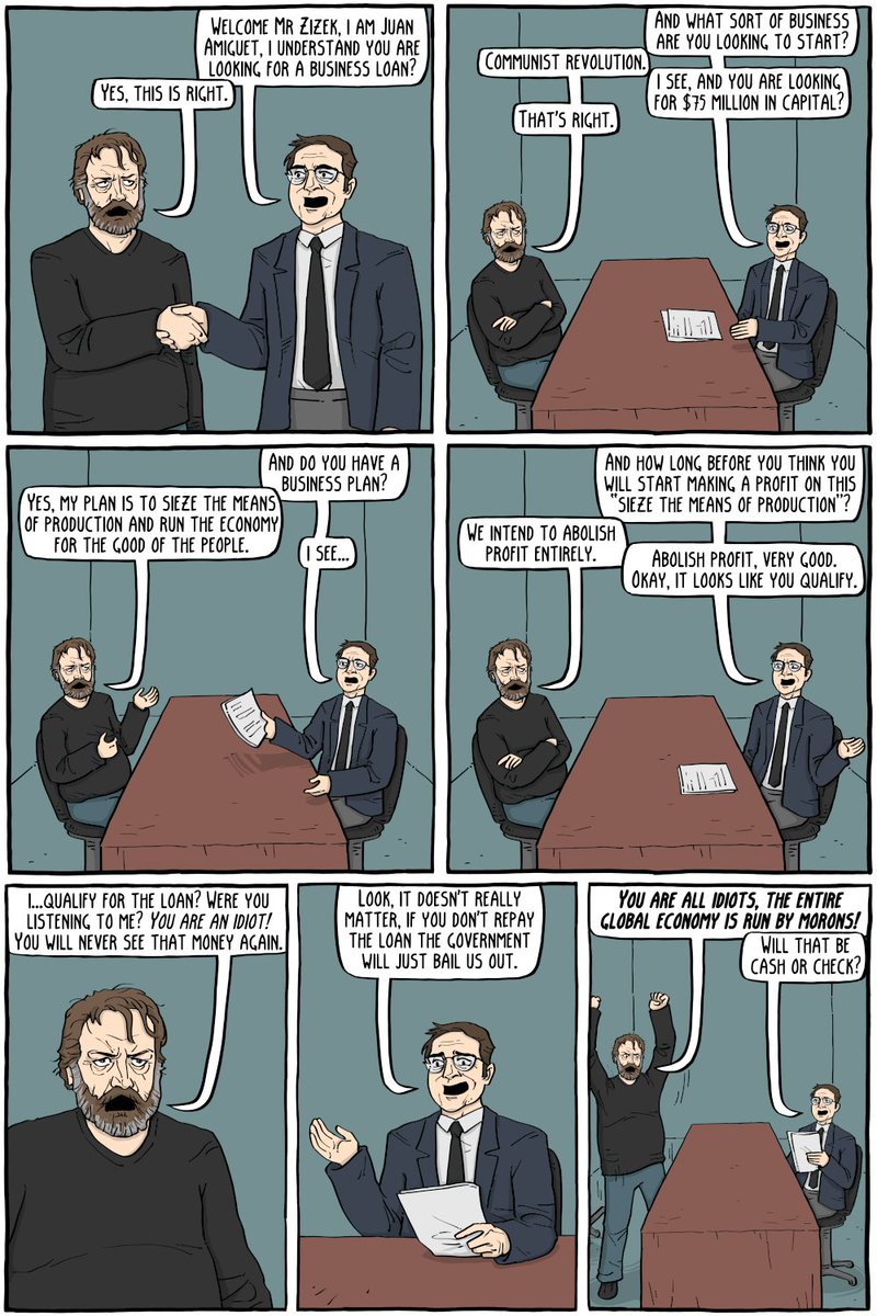 existentialcoms's tweet photo. Žižek Gets a Business Loan -
https://t.co/U9cbwTUSNi https://t.co/b94pFSahL6