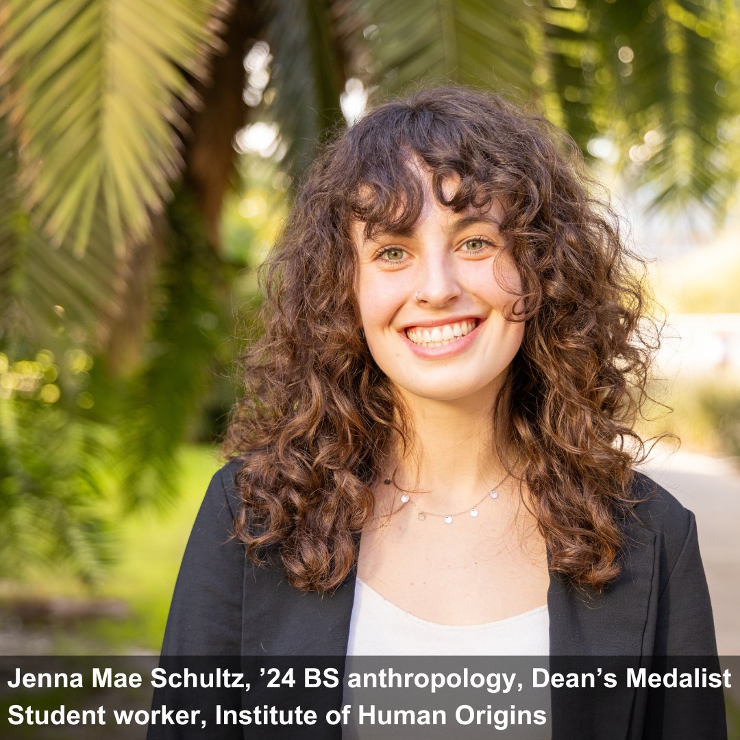 HumanOriginsASU's tweet image. Anthropology undergraduate dazzles faculty on her way to being named a Dean's Medalist news.asu.edu/20241202-sun-d…