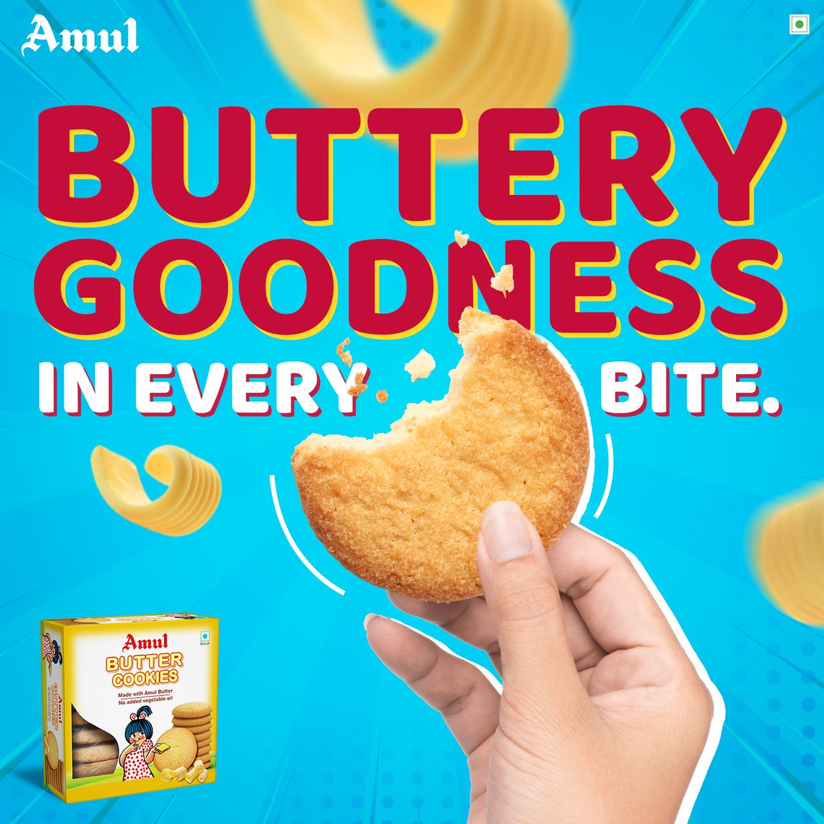 Amul_Coop's tweet photo. We all love the goodness of butter and the crunch in these cookies! Drop a heart in the comments if you love these too.

#Amul #AmulButterCookies #AmulButter https://t.co/4cqwhG3VsQ