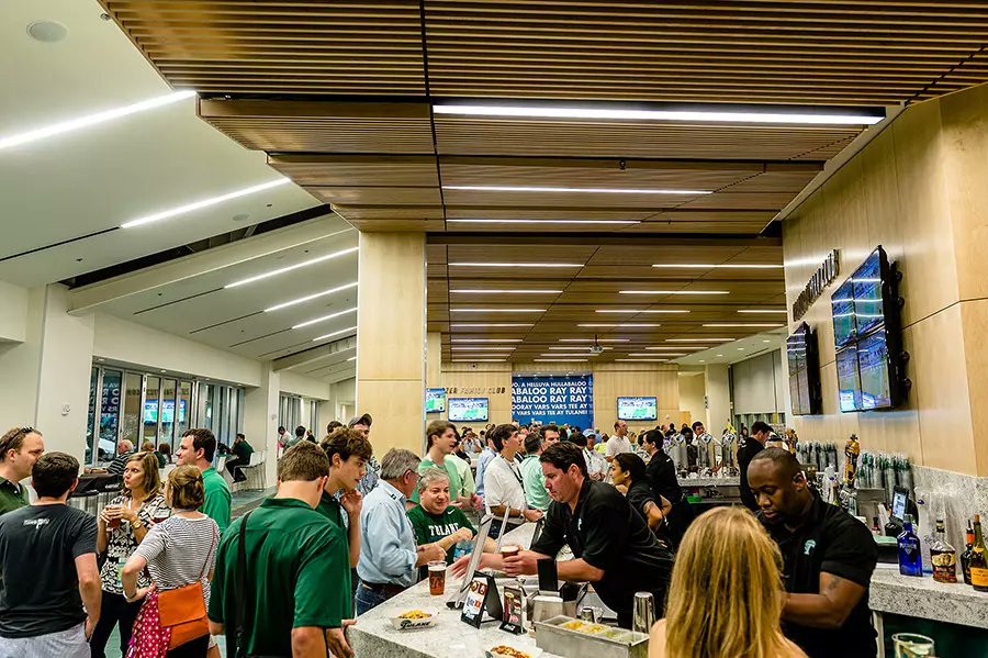 goTULANEt's tweet photo. First and foremost, I'd like to thank my parents for putting me in the position to be both a former football player and current fan of Tulane athletics. 

From the loge level of The Superdome for over 30 years, to the quaint section 120 of Yulman Stadium, I've made friendships that have lasted over 40 years. 

After careful consideration, and with a lifetime of #Tulane fandom remaining, I have decided to enter the Yulman Stadium Seating Portal with hopes to take my money, hunger, and eyeballs to the Glazer Family Club for 2025.

Thank you Tulane Football for being part of this journey. 🌊🏈💚💙