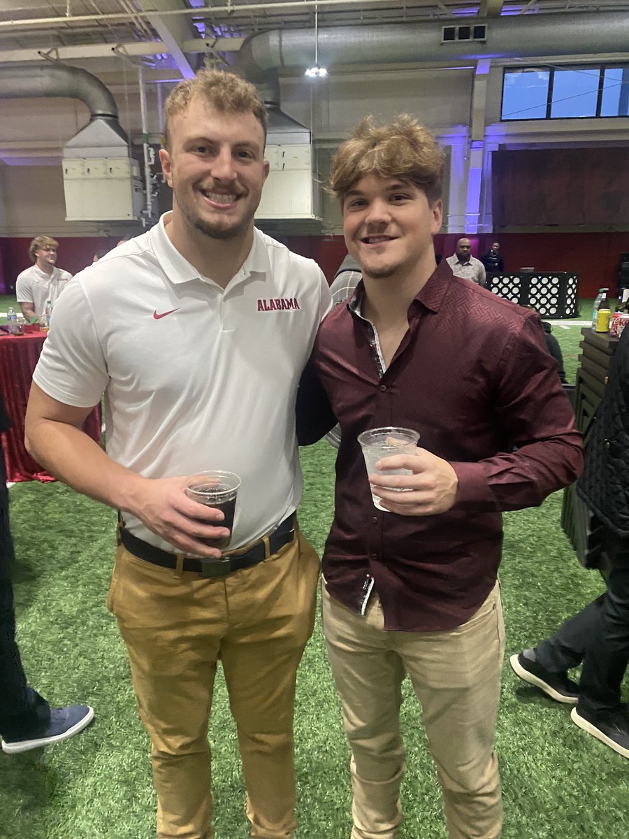 JennWarhurst's tweet photo. Enjoyed the @AlabamaFTBL banquet yesterday. Grateful for the brotherhood my Son is a part of. Proud of you @warhurst_conner   Win or lose, Roll Tide forever ❤️🐘❤️🏈❤️ https://t.co/AEoadbPWnW