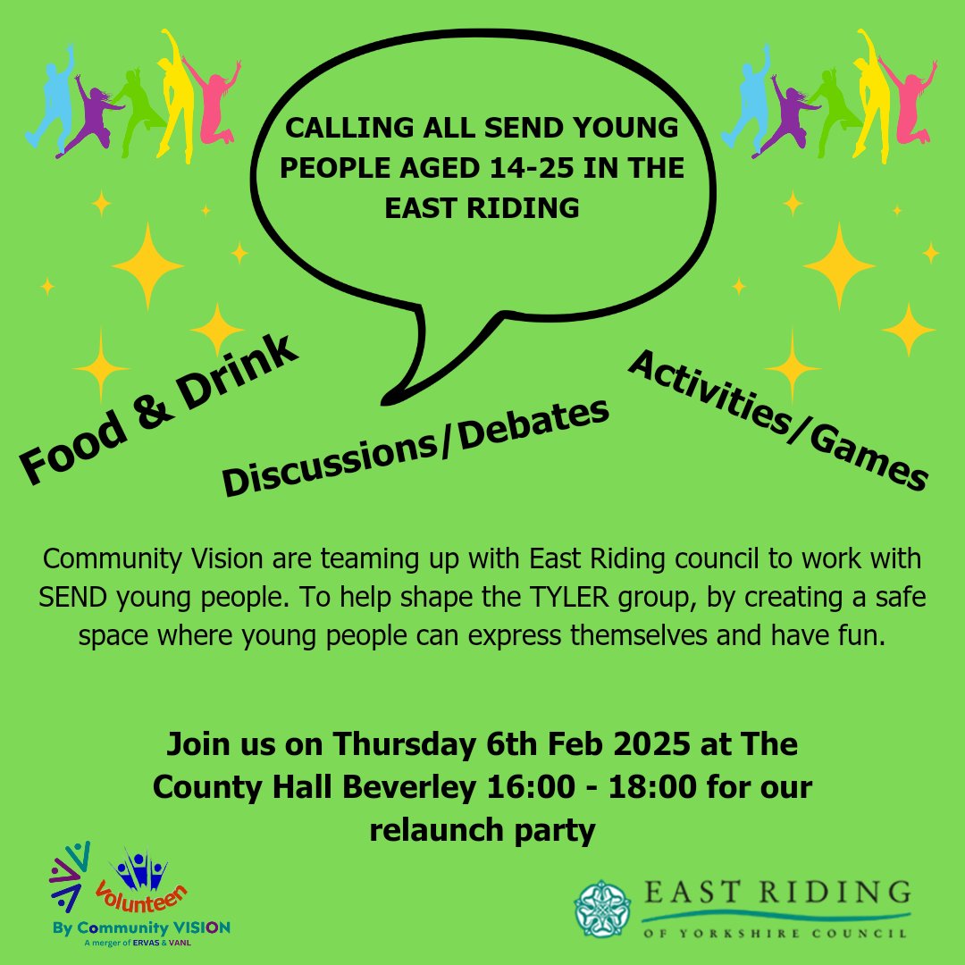 🌟 Calling all East Riding SEND young people🌟