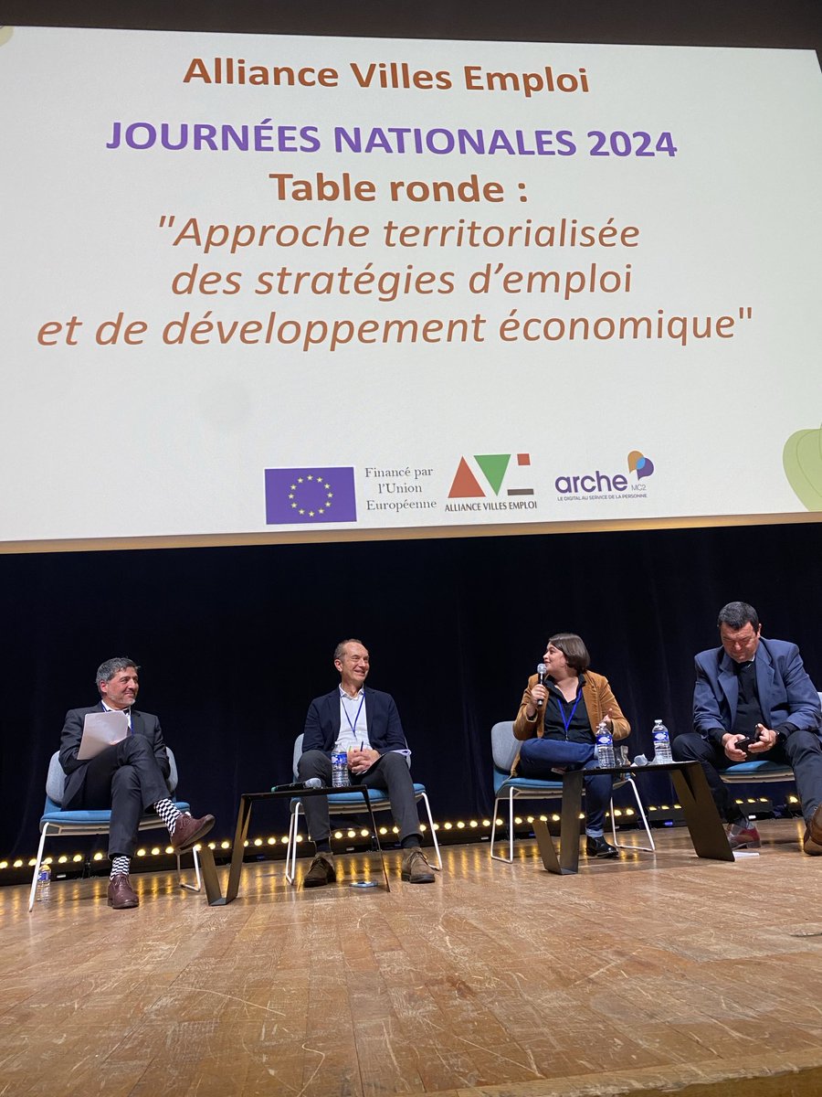 ClaraGmnz's tweet photo. Fierté d'ouvrir et de participer à une table ronde aux journées nationales @AVEmploi autour des clauses d'insertion et plus globalement de nos politiques publiques en faveur de l'emploi et de l'insertion. 
@BrunoPaternot 
@MDelafosse 
@yohandavidbdx https://t.co/dyN0ND4POl