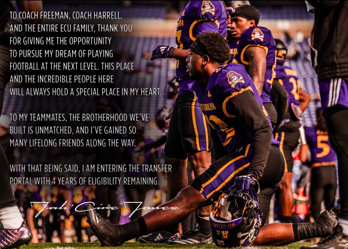 I will be entering the transfer portal with 4 years of eligibility remaining. Dm me for film!