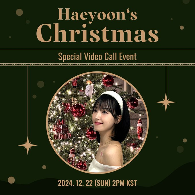CherryBullet_Fr's tweet photo. ❲ FANCALL ❳ ⇝ 091224

#HAEYOON tiendra des fancalls à l'occasion de Noël. Les appels se feront via LiNC les 21 et 22 Décembre à partir de 6h (France métropolitaine).

Liens d'achat :
🍒 21 : https://t.co/moGW7qkNqM
🍒 22 : https://t.co/2kvkP4TRva

#CherryBullet #체리블렛 https://t.co/kdthvC94Z6