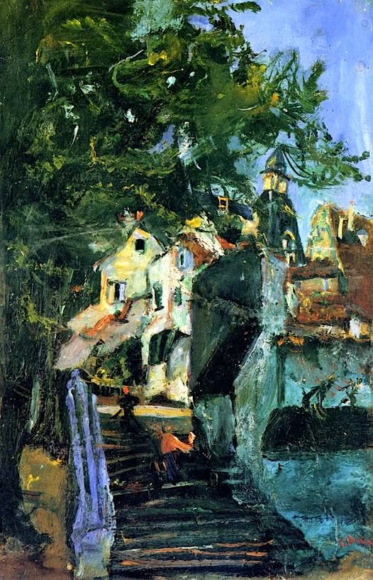 RaBeArt's tweet photo. Stairway in Chartres, 1933. Artist: Chaim Soutine.
#art #chaimsoutine #painting #stairway #chartes https://t.co/cVbVy8bl4Y