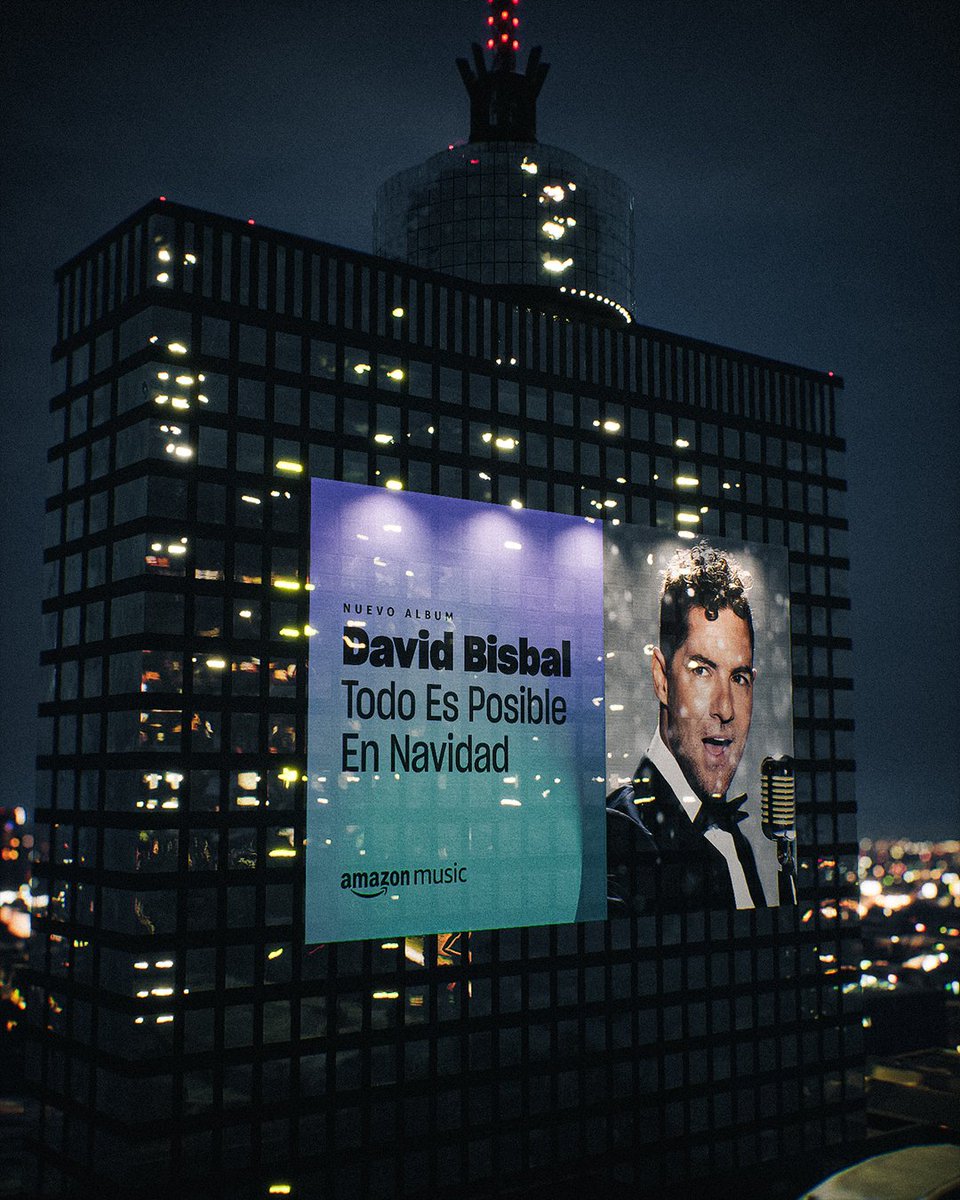 davidbisbal's tweet photo. Qué ilusión!!! Muchas gracias @amazonmusicmx , 
@amazonmusiclatin y 
@amazonmusic!!
https://t.co/M3zSOPE1If https://t.co/PDPIQZpb1f