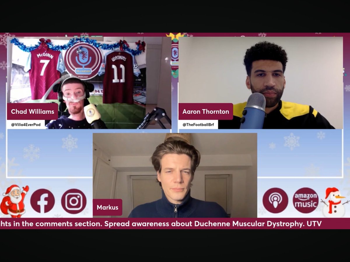 Villa4EverPod's tweet photo. https://t.co/hsFY2uOv75 I recorded a special edition podcast episode! Please subscribe if you are new to this channel! Special guest Markus Fjortoft @MarkusFjortoft who is a host on The Fussball Channel & show regular Aaron Thornton @TheFootballBrf we previewed another important Champions League night as Villa face RB Leipzig in Germany. Markus provided us an interesting Bundesliga perspective on this episode! 🇩🇪🦁🎥🎙️🎧 #AstonVilla #RBLeipzig #UCL