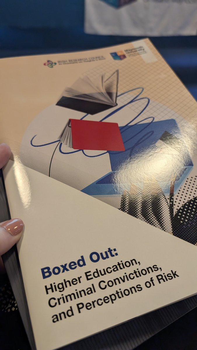 Irish Penal Reform Trust (@iprt) on Twitter photo IPRT was the civic society partner for the recently launched report 'Boxed Out: Higher Education, Criminal Convictions, and Perceptions of Risk' led by <a href="/JoeGarrihy1/">Joe Garrihy</a> and <a href="/CiaraBRoche/">Ciara Bracken-Roche</a> (<a href="/MaynoothUni/">Maynooth University</a>) and funded by Research Ireland.
📖 Read the report: shorturl.at/GtZ7k IPRT was the civic society partner for the recently launched report 'Boxed Out: Higher Education, Criminal Convictions, and Perceptions of Risk' led by <a href="/JoeGarrihy1/">Joe Garrihy</a> and <a href="/CiaraBRoche/">Ciara Bracken-Roche</a> (<a href="/MaynoothUni/">Maynooth University</a>) and funded by Research Ireland.
📖 Read the report: shorturl.at/GtZ7k