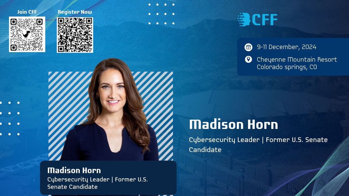 Excited to join an incredible lineup of speakers at the #CyberFutureSummit to tackle the hard truths at the intersection of cybersecurity, national security, and technology policy.

The recent Chinese Salt Typhoon attack exposed massive vulnerabilities in U.S. telecommunications