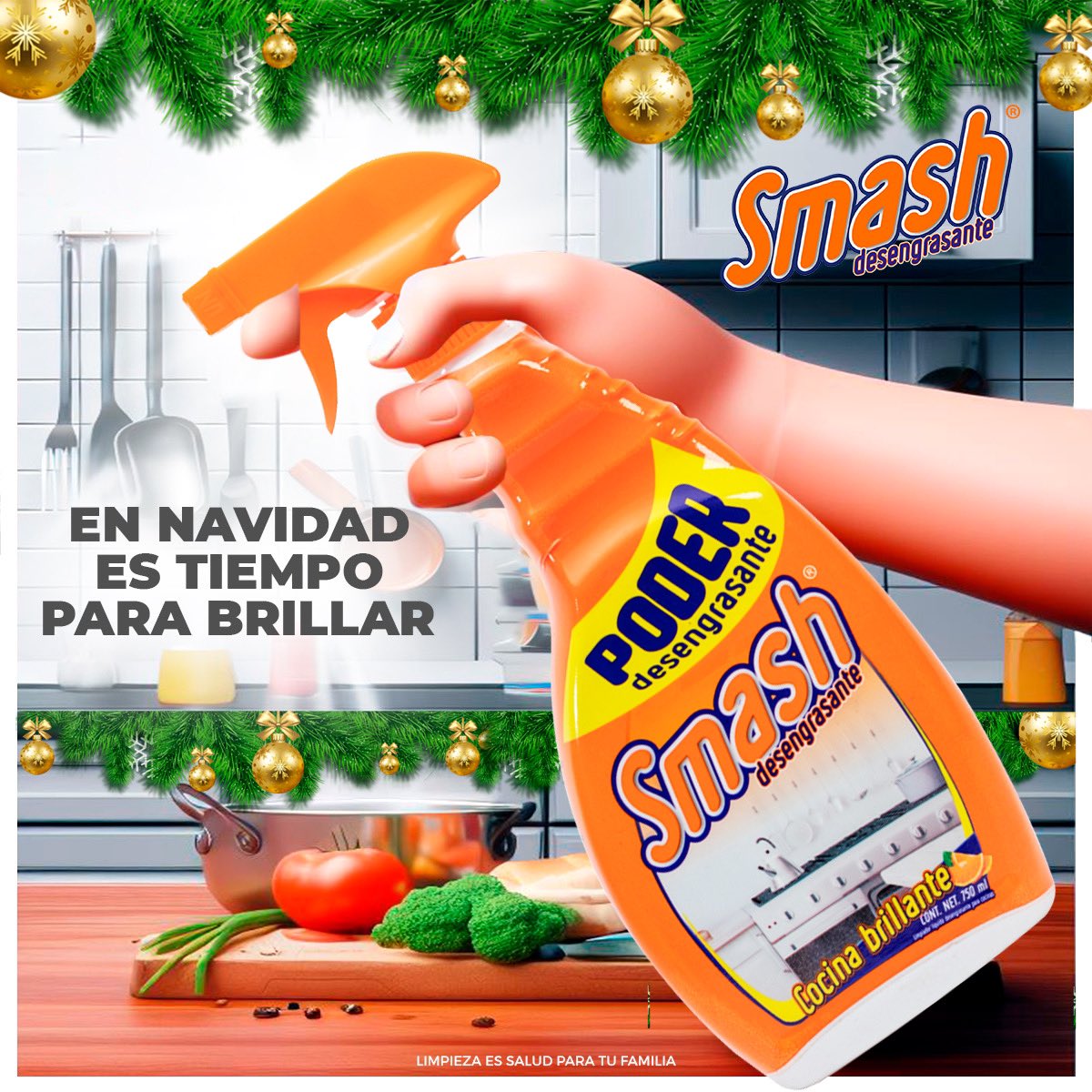 SDesengrasante's tweet image. La cocina en Navidad es como la familia: a veces caótica, pero al final llena de amor… y de cochambre.
.
Disponible en Amazon: 
amazon.com.mx/Smash-Desengra…
.
#Navidad #SmashDesengrasante  #cocina #Smash #Desengrasante #Limpieza