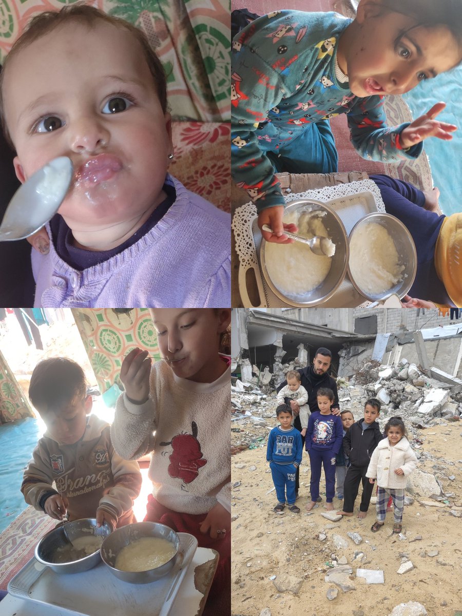After hours of searching for food to feed the children, I found nothing but some milk at a high cost, perhaps to satisfy their hunger. Please donate so that I can buy them flour and feed them some bread. 🥹💔chuffed.org/project/help-m…