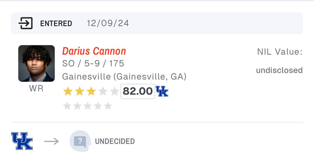 DariusCannon2's tweet image. I am officially in the transfer portal #TransferPortal @247SportsPortal @RivalsPortal @On3sports @ThePortalReport