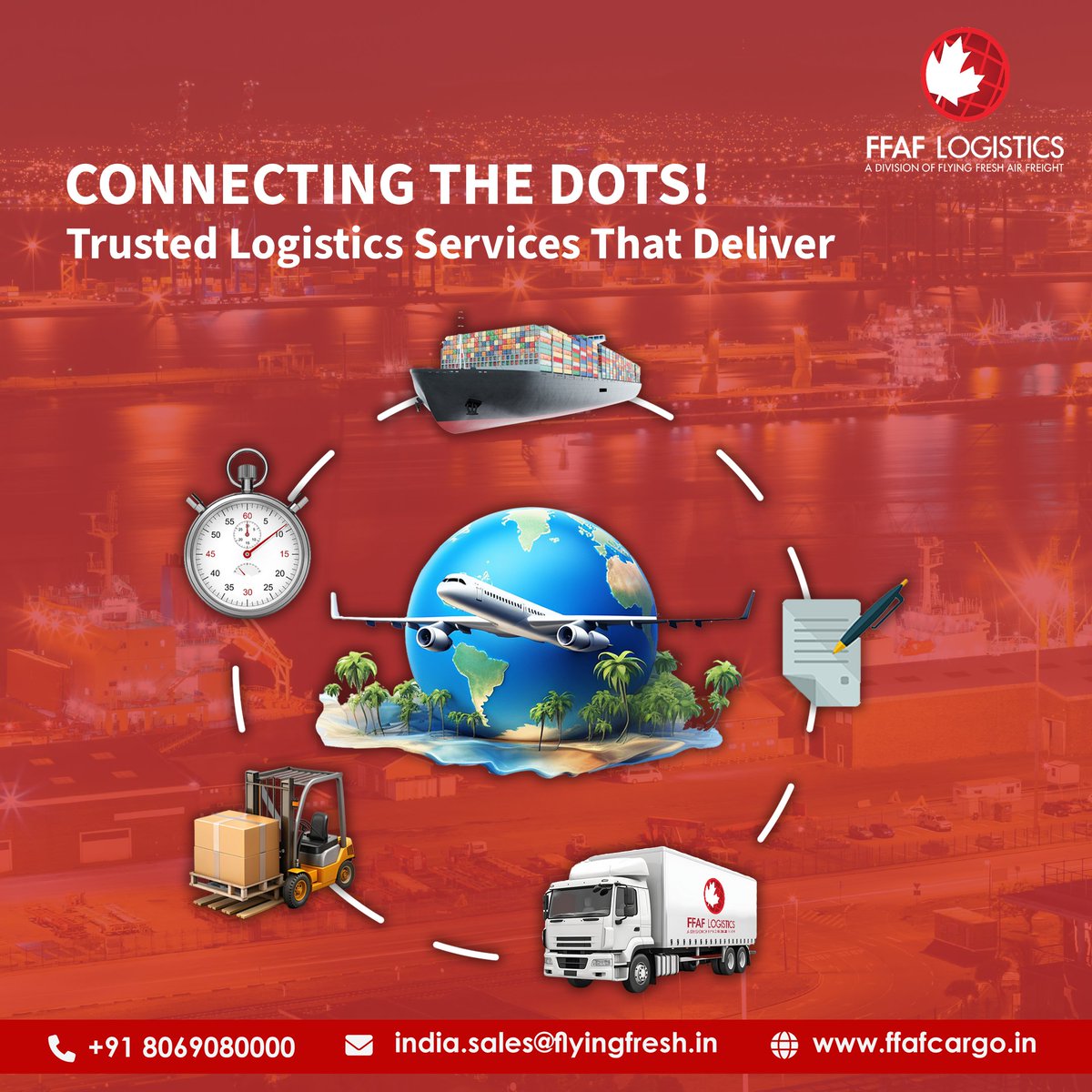 ffaflogistics's tweet photo. 🚛 Connecting the Dots: Trusted Logistics Services That Deliver 🌍

At FFAF Logistics, we bridge the gap between businesses and their customers, ensuring every package, pallet, and product arrives on time and in perfect condition. 

#ffaflogistics #trustedlogistics # https://t.co/RUOOlpd1Aj