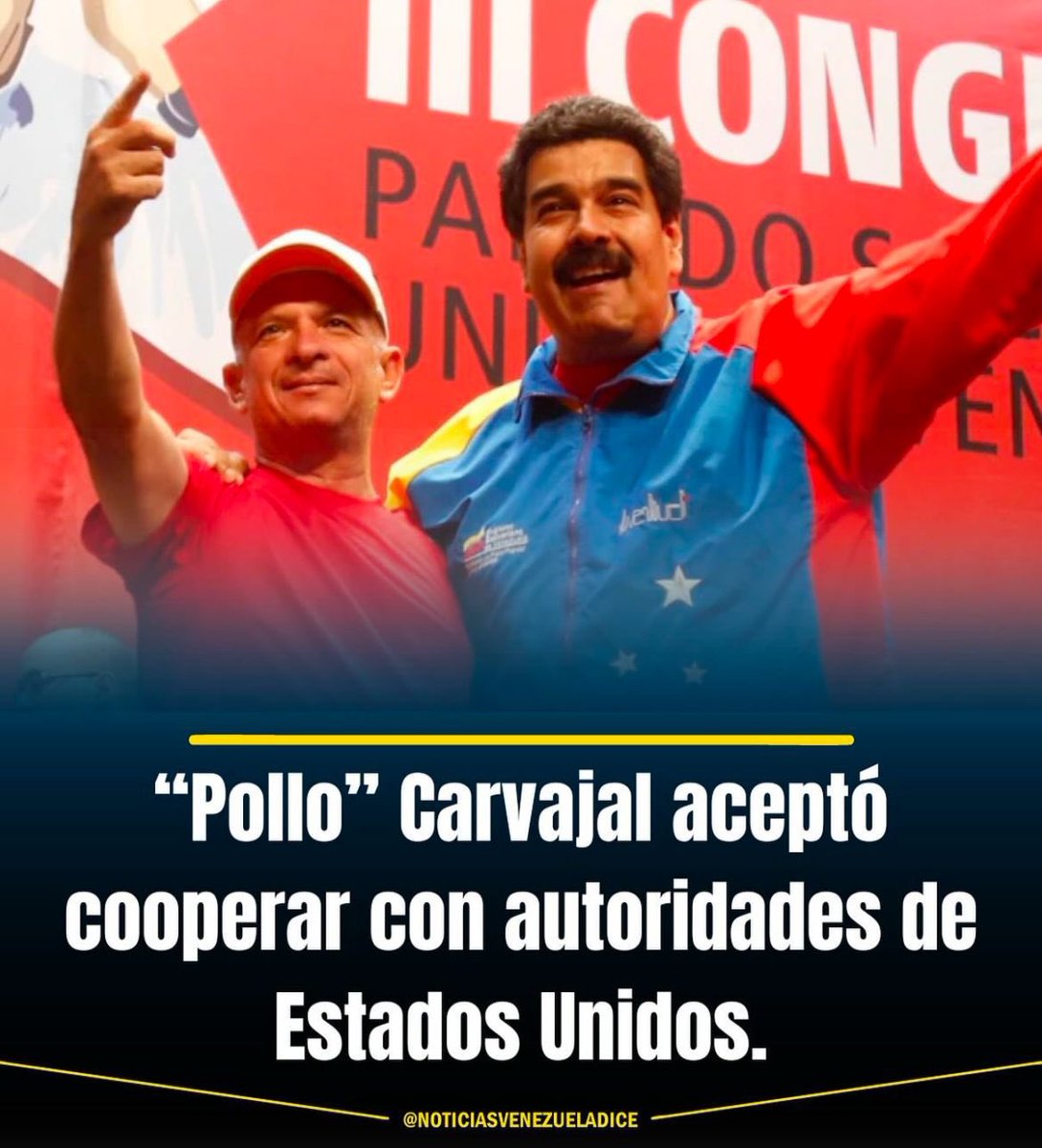IsmaelG_Oficial's tweet photo. EL POLLO CARVAJAL JEFE DE EL CARTEL DE LOS SOLES HA DECIDIDO COLABORAR PARA ENTREGAR A SUS SOCIOS DE LA NARCODICTADURA SEÑORES CADA DÍA SE LES PONE LA VAINA MÁS CHIQUITA Y PREPAREN SUS MALETAS POR QUE SE VAN!!.SI VALIÓ LA PENA ESTÁ INVESTIGACIÓN https://t.co/uzE37M18K2