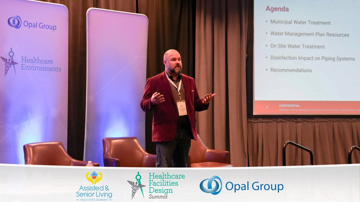 Opal_Group's tweet image. 💧 Water &amp;amp; Systems Expertise
Robert Janowiak gave a detailed overview of the latest trends in potable water disinfection and its effects on infrastructure.
#WaterSystems #EngineeringInnovation #HealthcareInfrastructure #WaterSafety #OPALGROUP #SUMMITS