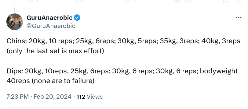 Guru is ALWAYS right.

Training to failure isn't necessary (further, it trashes your body).