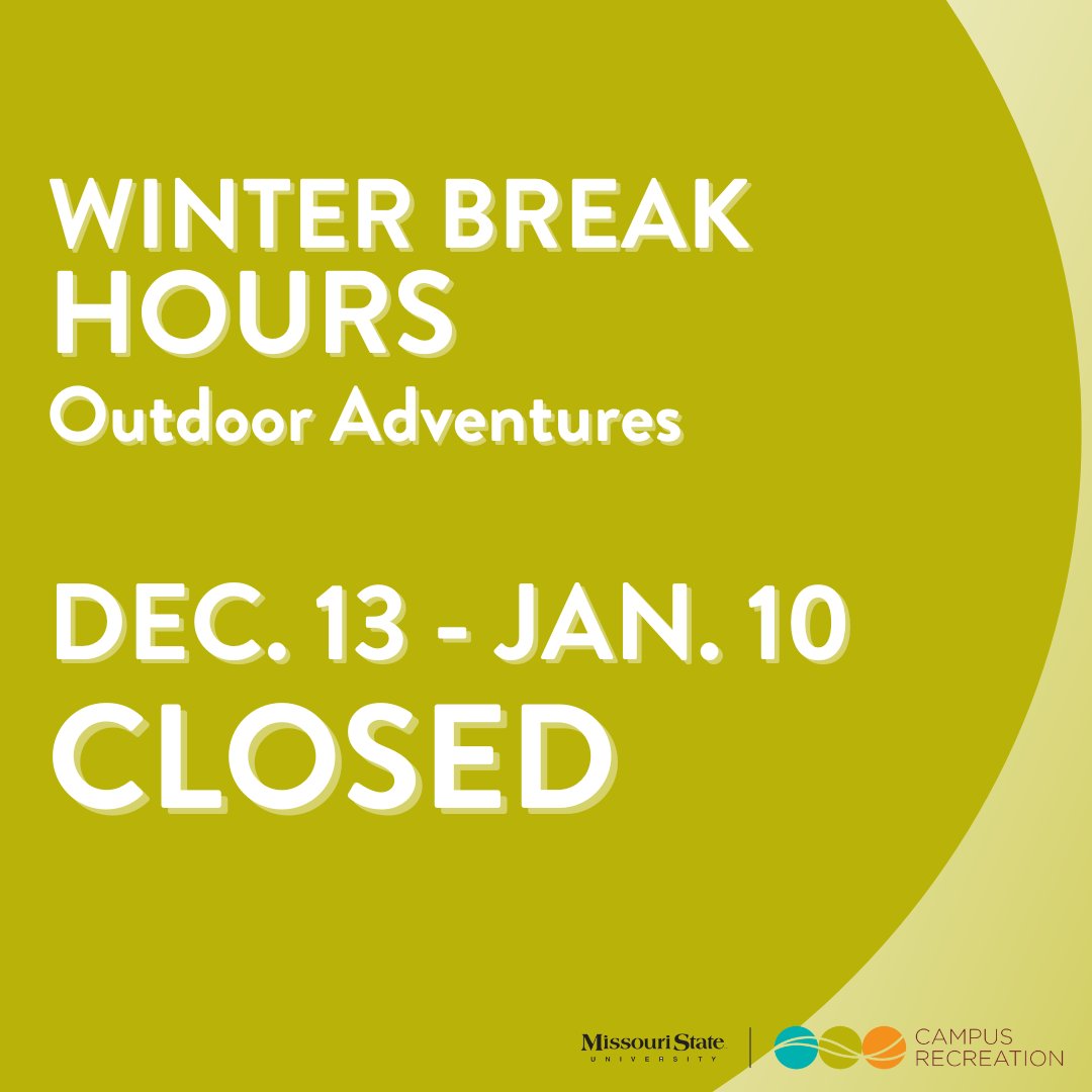 _MSUCampusRec's tweet image. Finals are here and that means winter break is right around the corner! The FRC will have a change in hours for the next few weeks during this time.