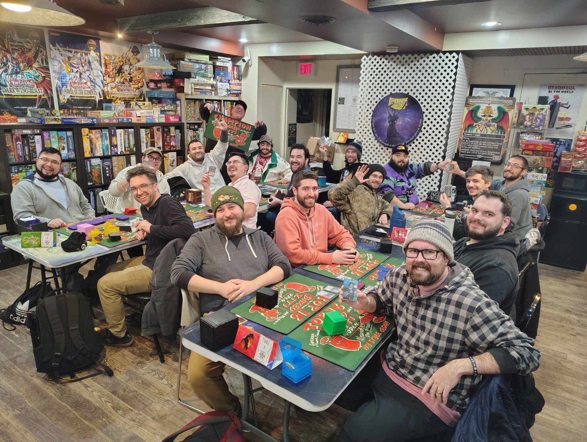 Goldsabertooth's tweet photo. 🍅🍅🍅🍅Baked Ziti Top 16🍅🍅🍅🍅 Thank you players, Judges, Sabercubs, cEDH homies, and pasta lovers for helping make the 1st Annual Baked Ziti Open a wild success! https://t.co/kWMbz7xlzp