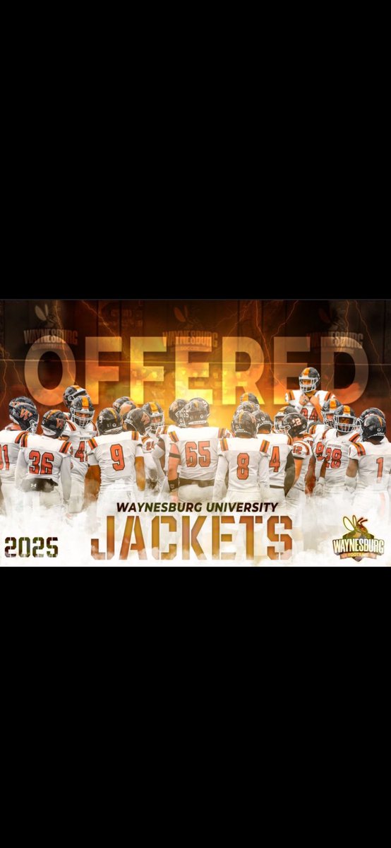 BraxtonJarrell's tweet photo. After a great face to face conversation I am blessed too receive my 2nd offer to Waynesburg University. Thank you @CoachPHamilton and @Waynesburg_FTBL 
@SHSFootball4U @CoachGordon10 @Coach_Roc3 @J_James_55 @timbukowski6 
#AGTG https://t.co/GE1TOlIw93