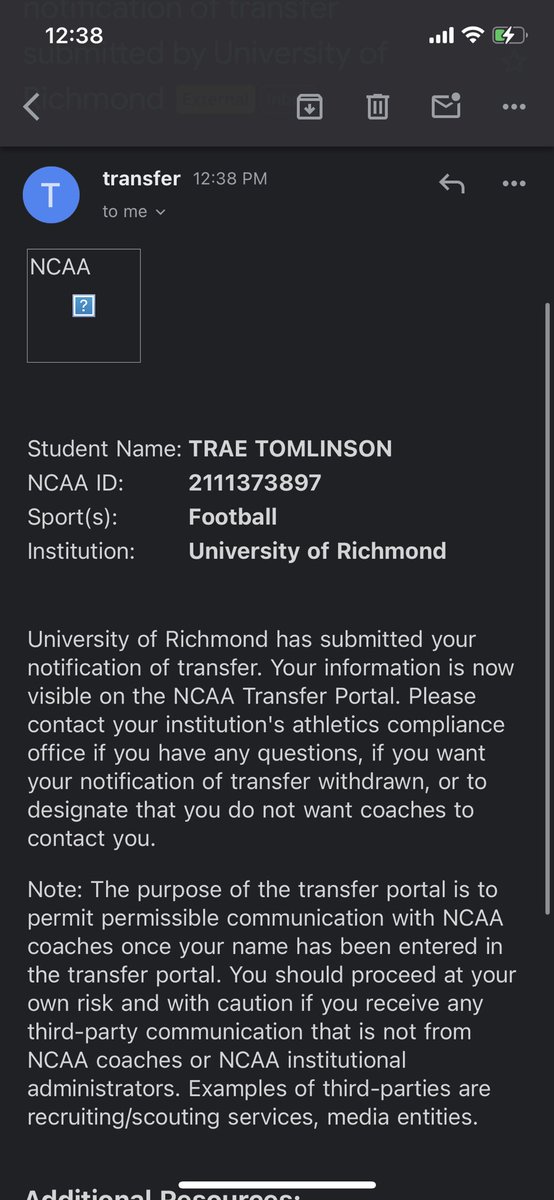 Officially in the transfer portal! <a href="/RecruitReady/">Recruit Ready</a> <a href="/CoachJesse18/">Jesse Chinchar</a> <a href="/transferportal/"></a>