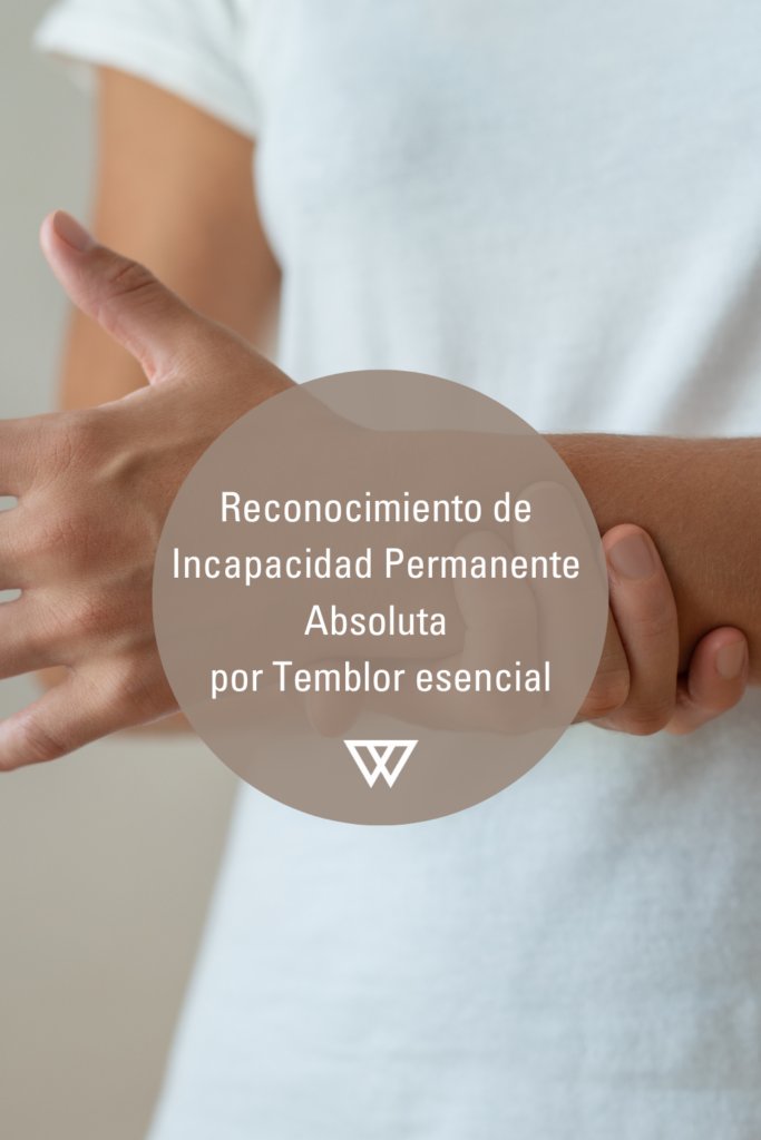 ¿Sabías que el temblor esencial puede ser causa de una incapacidad permanente?

Mira este caso 👉 bit.ly/4gkf85N

#incapacidadlaboral #tembloresencial